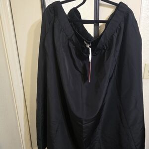 Old Navy Black Sateen Skirt